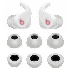 ALXCD Foam Eartips Compatible with Beats Fit Pro, S/M/L 3 Sizes 3 Pairs Soft Memory Foam Earbud Tips Replacement Foam Tips, Compatible with Beats Fit Pro SML Gray