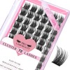 Cluster Eyelashes, Pack of 72 Individual Eyelashes, Eyelash Clusters, DIY