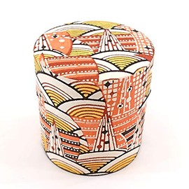 yamako- Tea Container Do ikarasa Small Modern Seigaiha 88088