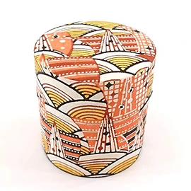 yamako- Tea Container Do ikarasa Small Modern Seigaiha 88088