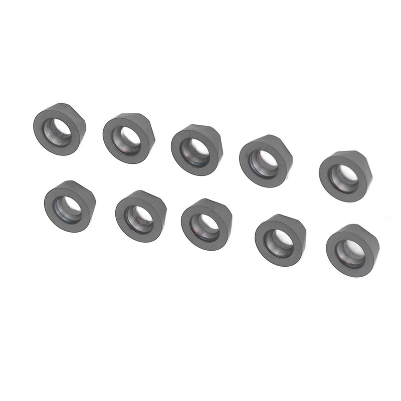 10PCS Black Coating Carbide Inserts Round CNC Turning Milling Inserts