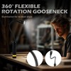 Favorlite LED Work Light, 500 Lumen Gooseneck Magnetic Light, Zoomable