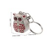 TOVINANNA Portable Mini Owl Nail Clipper Foldable Stainless Steel Keychain