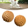 2pcs Wooden Hand Massage Ball Palm Relaxing Spiky Textured Acupoint