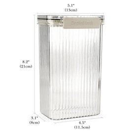 Linkidea Travel Cigar Humdior Case, Large Capacity Cigar Humidor with Cedar Chips and Moisture Packs, Clear Cigar Case Ideal Gift for Friends, Dad, Husband (Plastic)