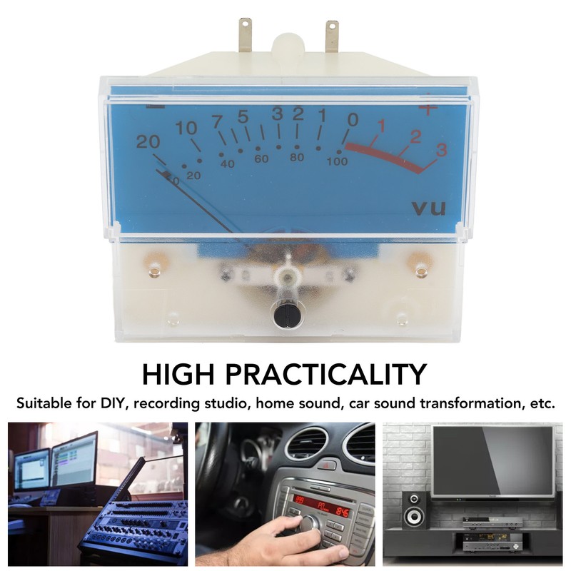 VU Meter Header 12V High Accuracy Sound DB Level Header