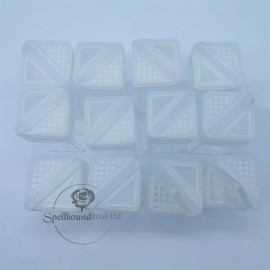 Unbranded Empty Square Glitter Shaker 1.5oz, Pack of 12, Same as Michaels/Recol