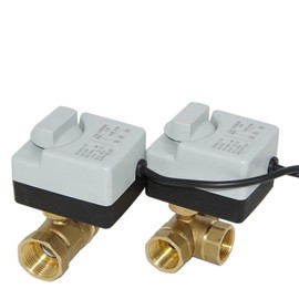 MGAYTYOAG Electric water flow switch Ball 3 one way Valve Two-way Three-wire Two-control AC220V Internal Thread Spike tools 1Pcs (Color : 220V, Size : 2way DN50)