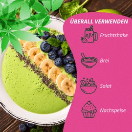 Jorus Hanfsamen, gewachsen in Europa, nicht aus China, roh geschält, 1 kg geschälte, geschälte Hanfsamen Hanfherzen