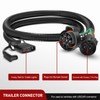 Nilight USCAR 7 Pin to 4-Pin Trailer Wiring Harness Standard
