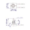 2 Wire Push Button Light Switch Replacement Kit On Off