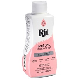 Nakoma Rit Liquid Dye,All Purpose Dye, Petal pink rosado floral 236ml/8 oz