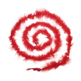 PATIKIL 6.6 Ft Feather Boas, 1 Pcs Feather for DIY Craft Sewing Trim Home Wedding Holiday Home Decor Graduation Party Christmas, Red