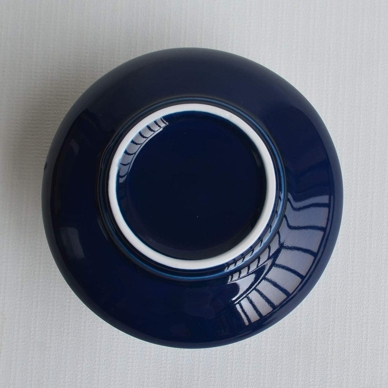 ZHCHSH Bowl 6oz/180ml Blue Glaze Porcelain Cup with Saucer and