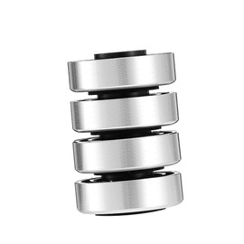 KICHOUSE 4pcs Anti- Aluminium Alloy Feet Pads for Speakers and Amplifiers Noise-reducing Design Height-Enhancing Shock Absorbers for Improved Sound Clarity and Bass Response