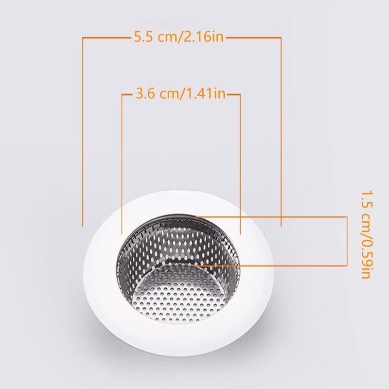 Drain Hair Catcher,Drain Stoper,Shower Drain Cover for Bathtub, Kitchen Sink