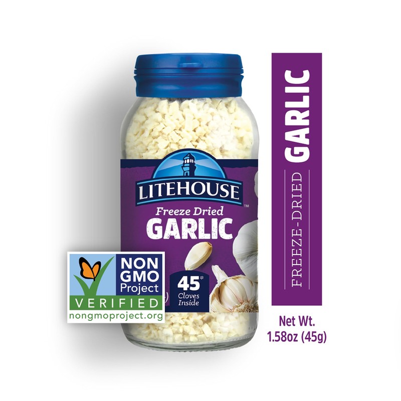 Litehouse Freeze Dried Garlic - Garlic, Substitute for Fresh Garlic