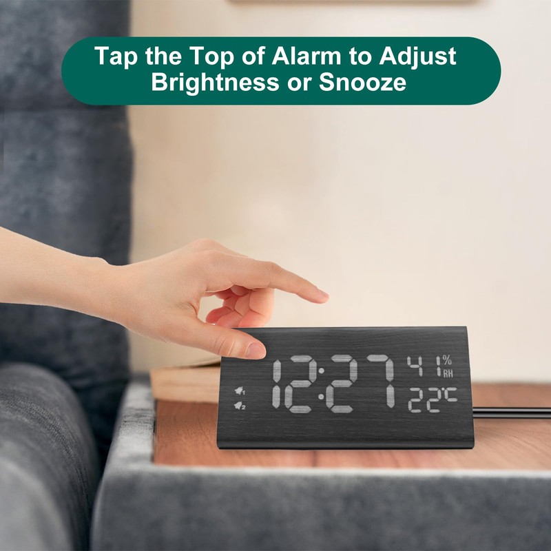 Digital Alarm Clocks for Bedrooms - Digital Clock Large Display,