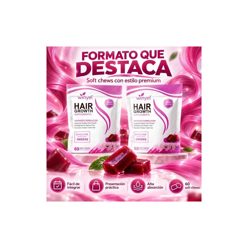 Suplemento Para El Cabello 2 Frascos