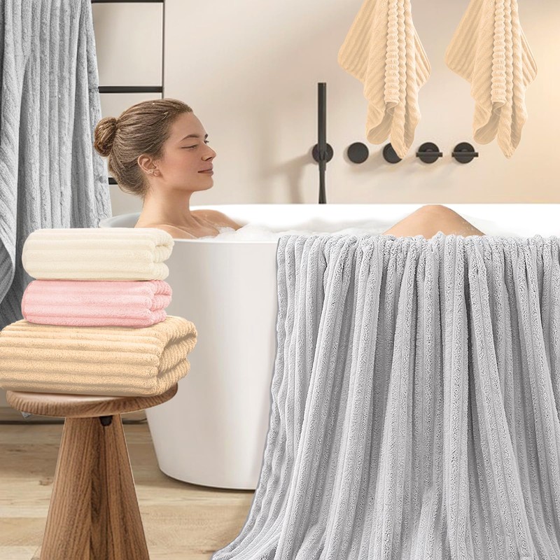 Tewloss Extra Large Bath Towel Set 10 Piece, XL Bath