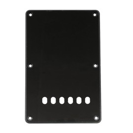 Musiclily Guitar Back Plate, Made in China Squier P-Bass Special, Black 1PLY