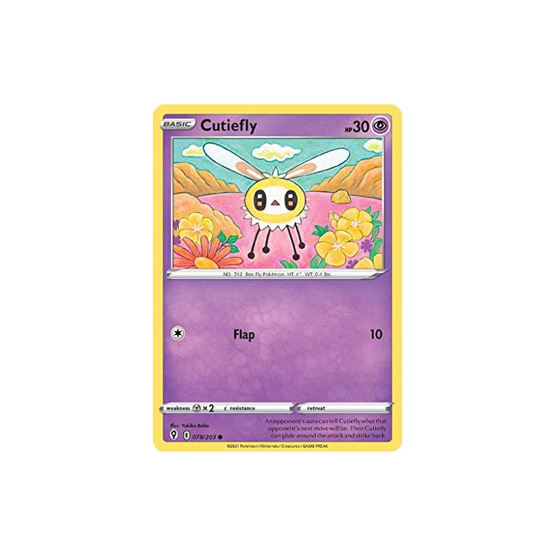 Cutiefly - 078/203 - Common - Sword & Shield -