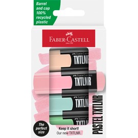 Faber-Castell Set of 4 Pastel Highlighters TXTLNR 154214