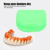 Estuche Protector con Ventilación y Tapa para Dentaduras Postizas -