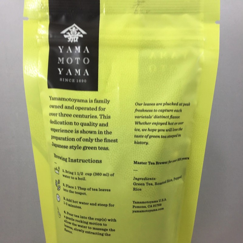 Yamamotoyama Pack of 2 Japanese Yamamotoyama Genmaicha Green Tea w/