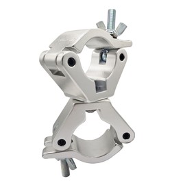 Pro-Swivel Truss Clamp, 2-1/5 to 2-2/5 Inches Heavy Duty 1650lbs Swivel Coupler Truss Clamps, Dual Head Turn As Needed Two 360 Degree Lighting Clamps, Fit Pipe/Truss OD 56-61mm