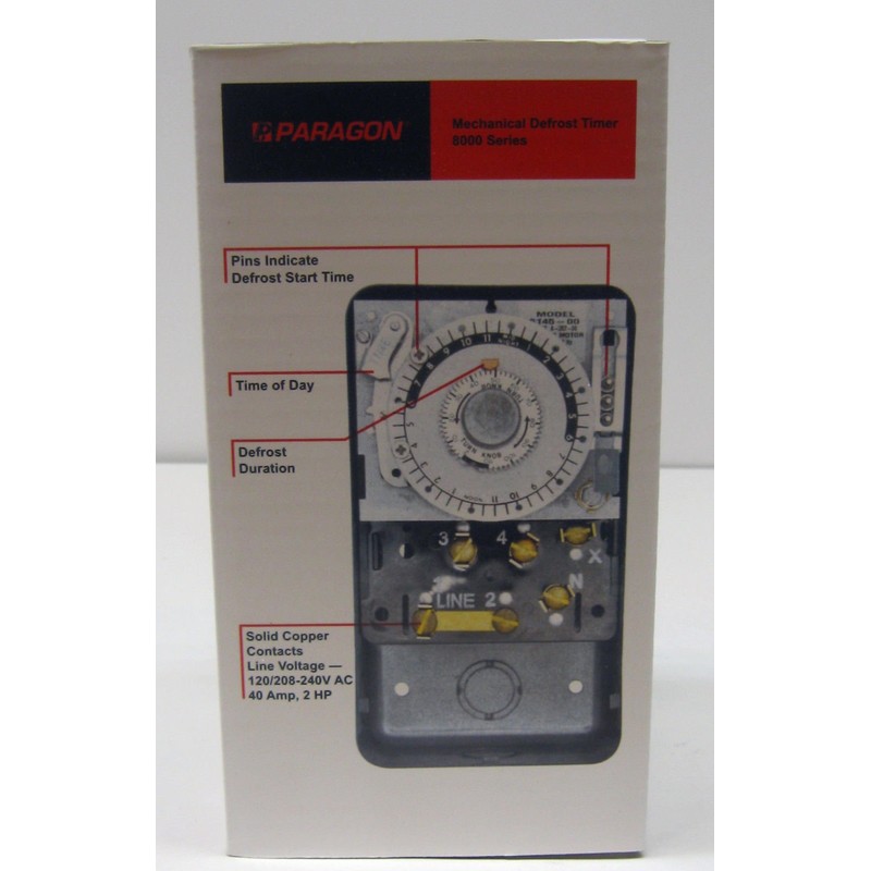 Paragon defrost timer 120V 1NC 1NO contacts