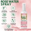 Rose Water Spray Scalp Moisturize Rose Water for Hair Refreshing-