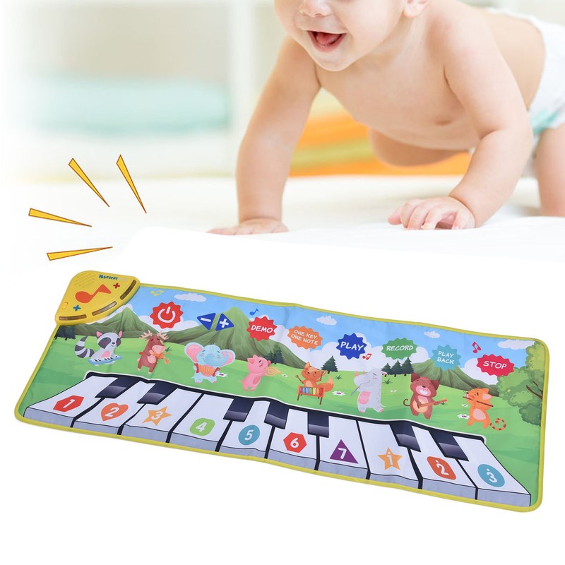 Children's Music Mat Interesting Prevent Slipping Stable Foldable Keyboard Dance