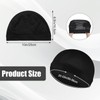 4 Pcs Wave Cap,Silk Wave Sleep Hair Cap for Black