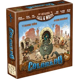 SYLEX Asmodee Colorado - Board Game - Card Games - Strategy Game - Racing Game - Game for Adults and Children from 14 Years - 2 to 4 Players - 40 Minutes - French Version