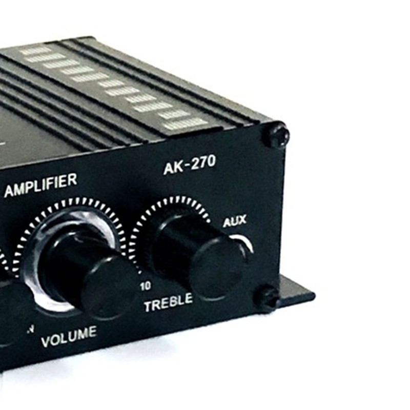 Mini Amplifier 2 Channel Clean Sound Powerful Portable Small Stereo