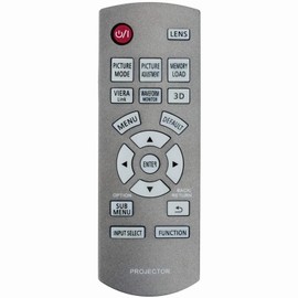 Leankle Remote Controller N2QAYB000680 for Projectors Panasonic PT-AE4000U, PT-AE7000U, PT-AE8000U, PT-AT5000E, PT-AT6000E