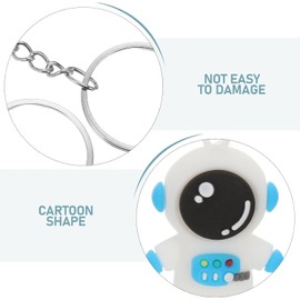Llaveros Charm para Equipaje de Viaje Astronauta 24 de Pvc Suave Diseño Divertido y Juguetes de Recompensa Educativos para Festival de Graduación para Niños
