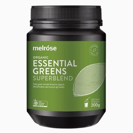 Melrose Organic Essential Greens, Phytostrength for Whole-Body Vitality, Support Gut Health & Detoxification - Natural Dietary & Fitness Edible Supplement