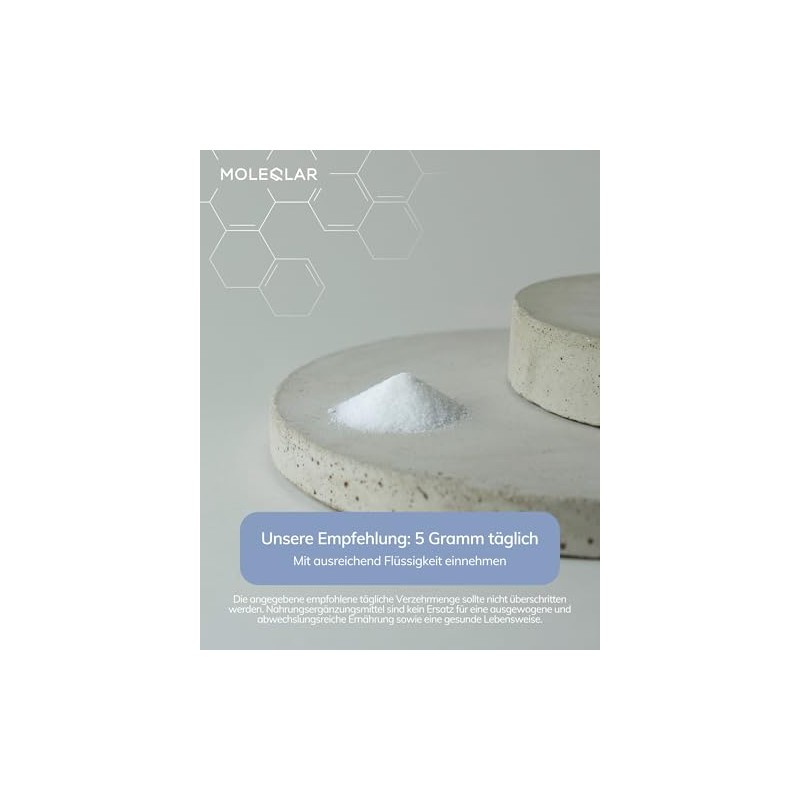 MoleQlar Glycine Powder 300 g - Certified and Pure Glycine