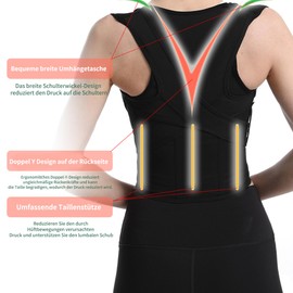 Back Straightener, Posture Corrector Back for Men, Posture Corrector Back Support Belt Women, Adjustable Back Strap for Comfortable and Effective Support (3XL)
