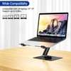 BESIGN LS12 Laptop Stand with 360° Rotating Base, Ergonomic Adjustable