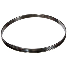 DE BUYER 3091.06N Circular Tart Stainless Steel Tart Frame - Rolled Edge