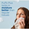Puffs Plus Lotion 2-Ply Facial Tissues 12 Cube Boxes, 72