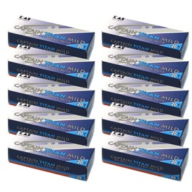 Kai Captain Titanium Mild Blades, For Commercial Use, 20 Sheets x 10 Pieces