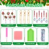 Perthlin 6 Pcs 5D Diamond Art Wind Chime Cardinal Diamond