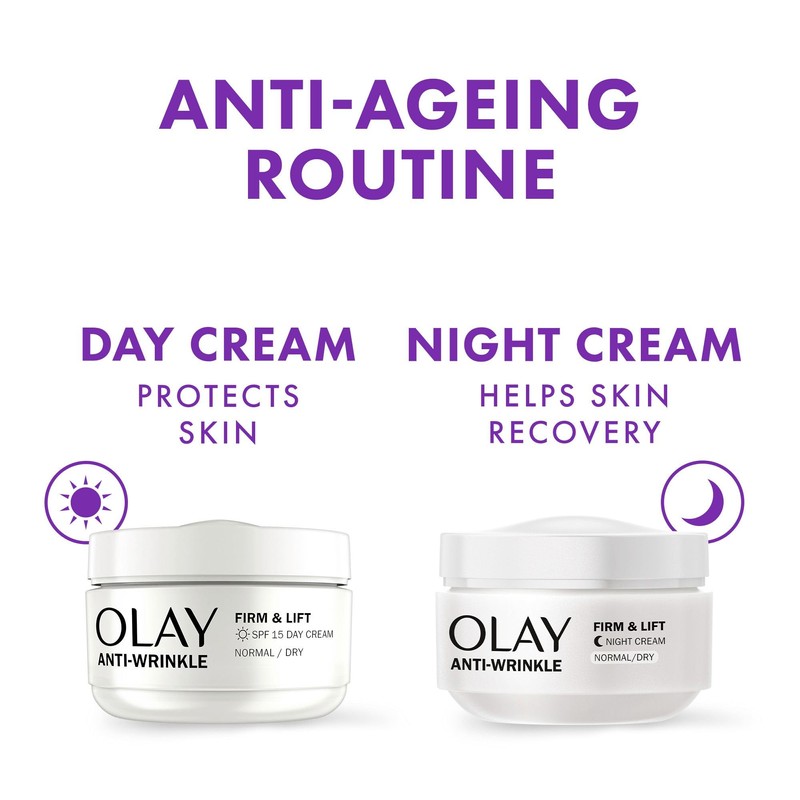 Olay Olay Anti-Wrinkle Firm & Lift Day Cream With SPF15,