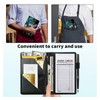 RAUEDWDJS Server Book for Waitress with Everlasting Pencil, Money Pocket