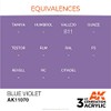 AK Acrylics 3Gen AK11070 Blue Violet (17 ml)