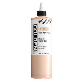 GOLDEN High Flow Acrylics, Titan Mars Pale, 16 fl. oz. / 473 ml Bottle